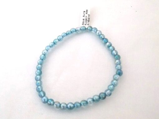 Armband/Armkette Aqua Aura, 4 mm, ca. 18-19 cm - Image 2