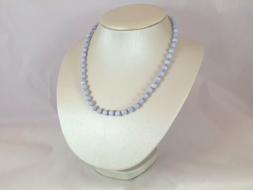 Engelskette® Chalcedon 45.5 cm, Handarbeit