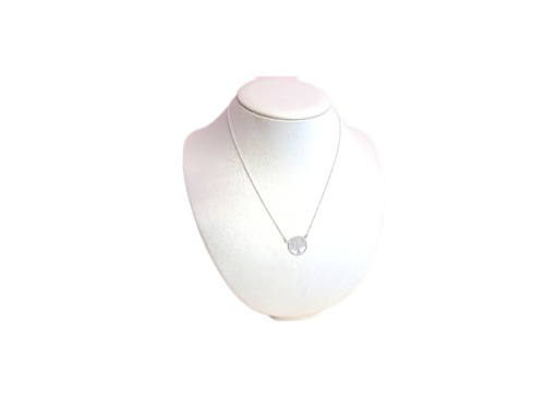 Silberkette mit Lebensbaum 16 mm, Kette 40+3 cm, Silber 925