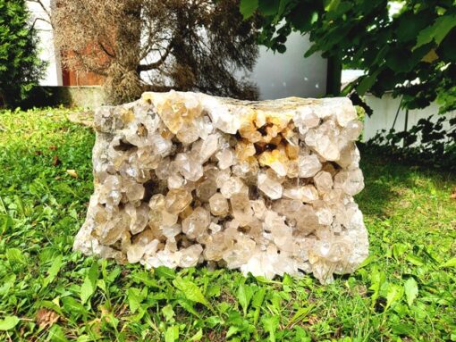 Schweizer Bergkristall Gruppe, gross ca. 48 cm x 28 cm x 14 cm - mit Video – Bild 3