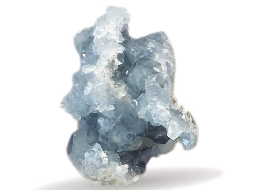 Coelestin Stufe Freeform (Druse) aus Madagaskar gross, stehend, ca. 17 cm x 11 x 7 cm