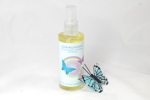 Geschenkset Bio Aromaspray (5 natürliche Sprays mit je einem Edelstein: GeborgenSein, GlücklichSein, LichtSein, KristallSein, BeflügeltSein) – Bild 5