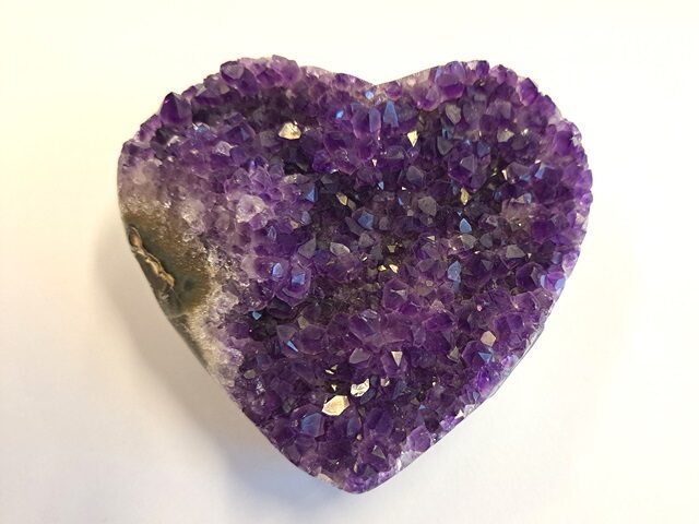 Amethyst Herz, Amethyst Gruppe Herzform – Bild 4