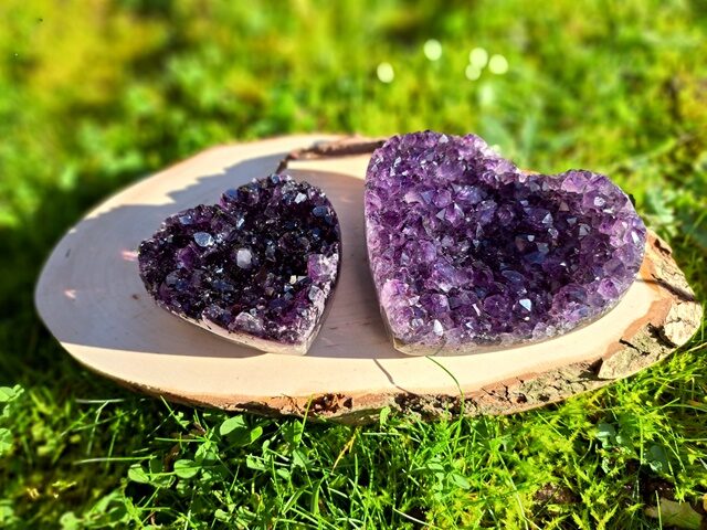Amethyst Herz, Amethyst Gruppe Herzform