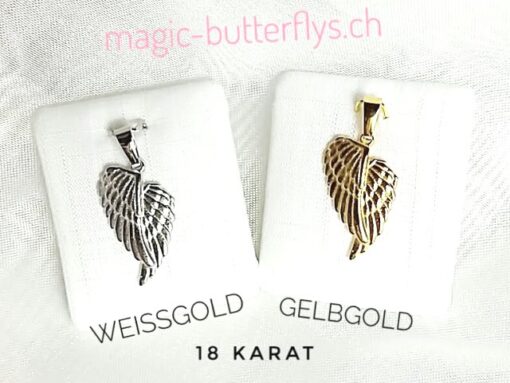 Anhänger Engelsflügel, Gold 750 (18 Karat) - Image 2