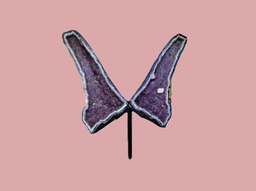 Amethyst Druse zweiteilig gross auf Ständer - Image 3