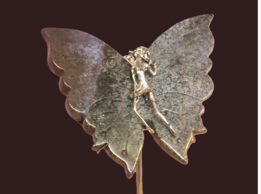 Achat Schmetterling (mit Feenfigur) auf Ständer