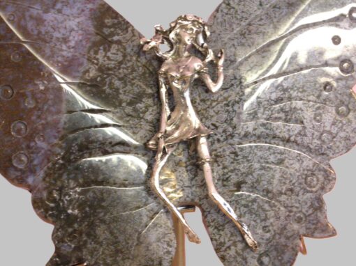 Achat Schmetterling (mit Feenfigur) auf Ständer - Image 2