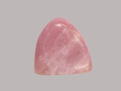 Rosenquarz freeform (Madagaskar), Edelstein der Liebe, ca. 13 cm x 13.5 cm x 5.5 cm
