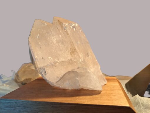 Schweizer Bergkristall mit Sockel (Furka) inkl. Sockel ca. 14 cm x 9.5 cm x 7 cm