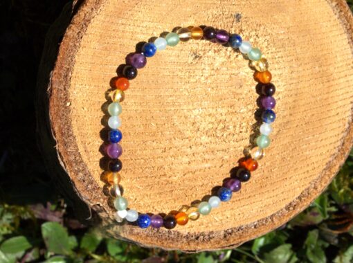 Chakra Armband, 4 mm (18 cm)