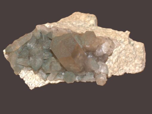 Schweizer Bergkristallstufe leicht chloritisiert ca. 15 cm x 12 cm x 6.5 cm - Image 2