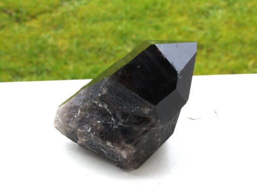 Schweizer Morion Bergkristall Spitz ca. 15 cm x 10 cm x 8.5 cm