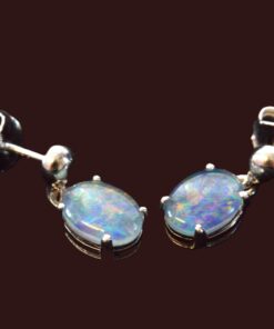 Opal Ohrringe, australischer Opal