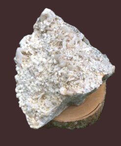 Schweizer Calcit Stufe mit Periklin (Furka)