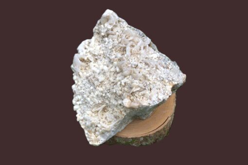 Schweizer Calcit Stufe mit Periklin (Furka)
