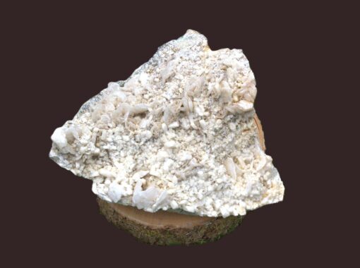 Schweizer Calcit Stufe mit Periklin (Furka) - Image 2