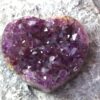 Amethyst Herz Amethyst Gruppe Herzform TOP, Uruguay, ca. 10 cm x 9 cm x 4 cm